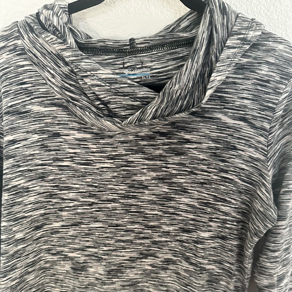 Columbia Outerspaced Hoodie Lightweight Pullover Top Size XL Space Dyed Gray - Picture 4 of 8